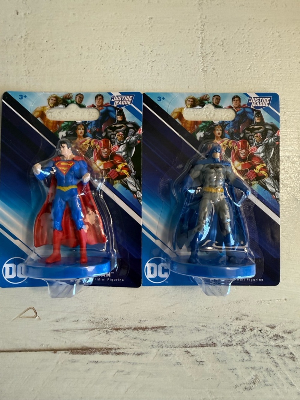 DC Comics Justice League Mini Figurine Superman & Batman Set of 2